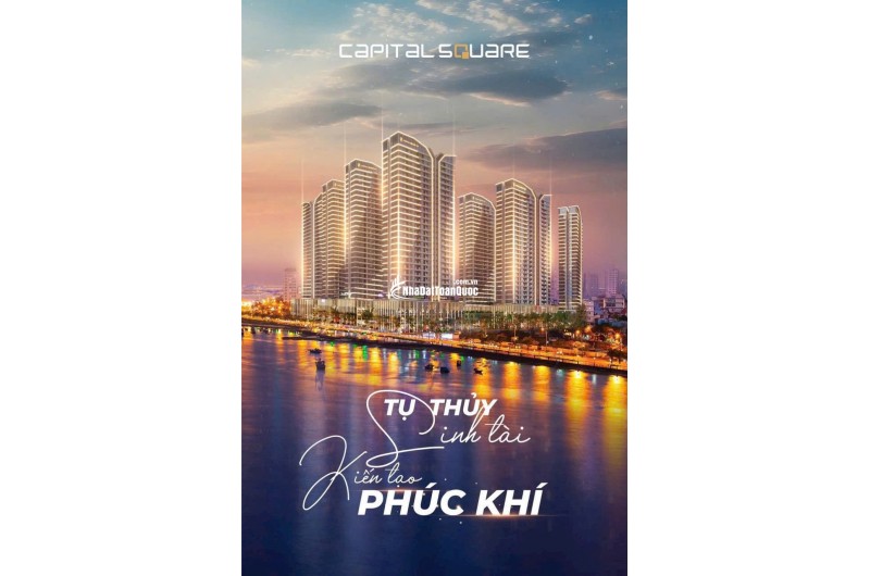  Căn hộ ven sông – 2PN,View sông Hàn của Capital Square, chỉ từ 5 tỷ – suất hiếm duy nhất!